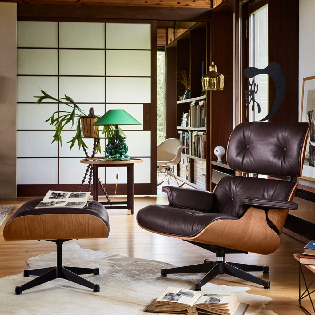 Charles & Ray Eames' mid-century Lounge Chair for Vitra